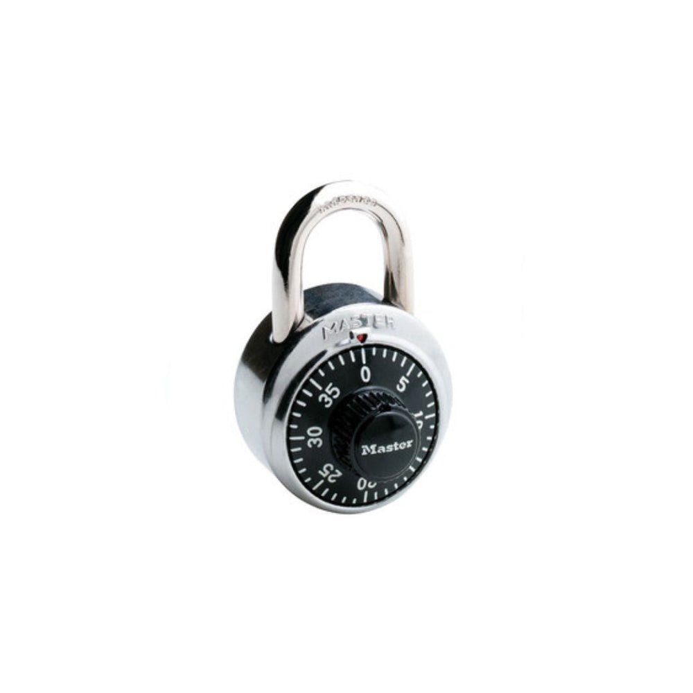 Cadenas à combinaison Master Lock noir et argent