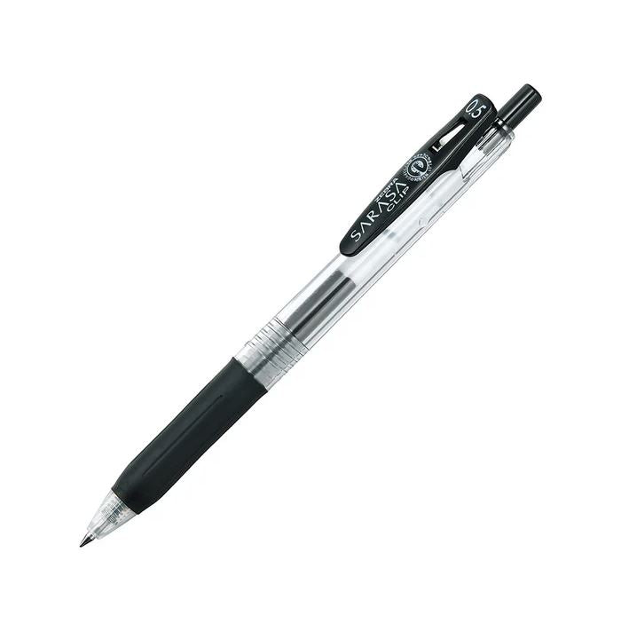 Stylo gel rétractable 0,5 mm Zebra Sarasa Clip
