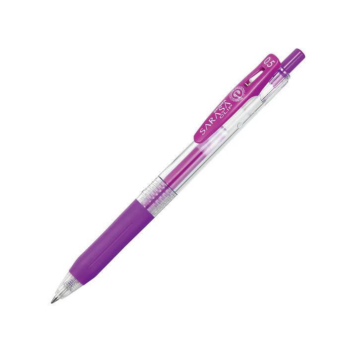 Stylo gel rétractable 0,5 mm Zebra Sarasa Clip