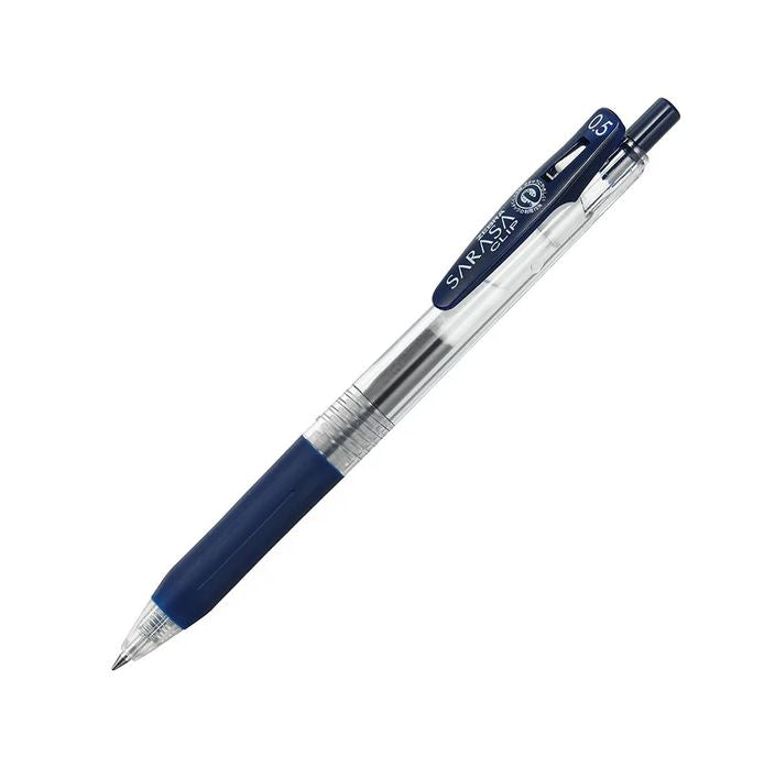 Stylo gel rétractable 0,5 mm Zebra Sarasa Clip