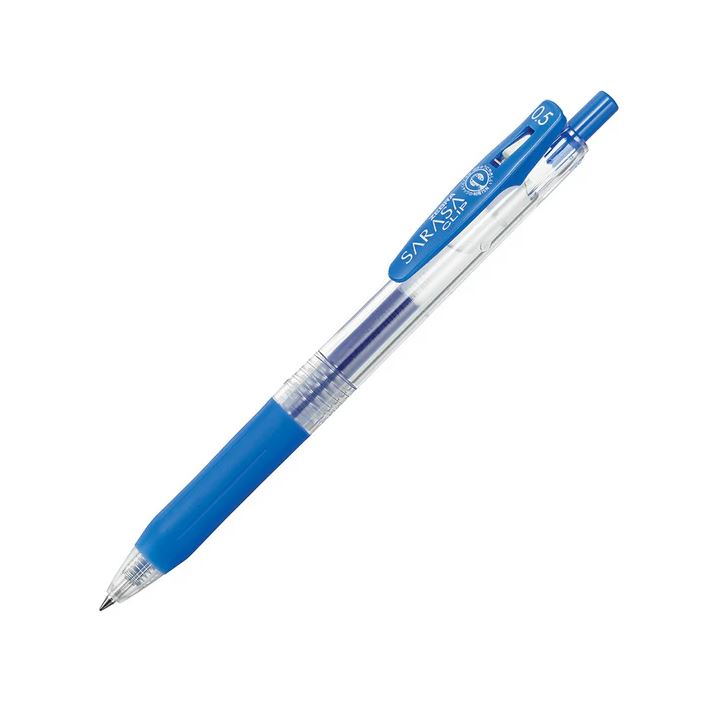 Stylo gel rétractable 0,5 mm Zebra Sarasa Clip