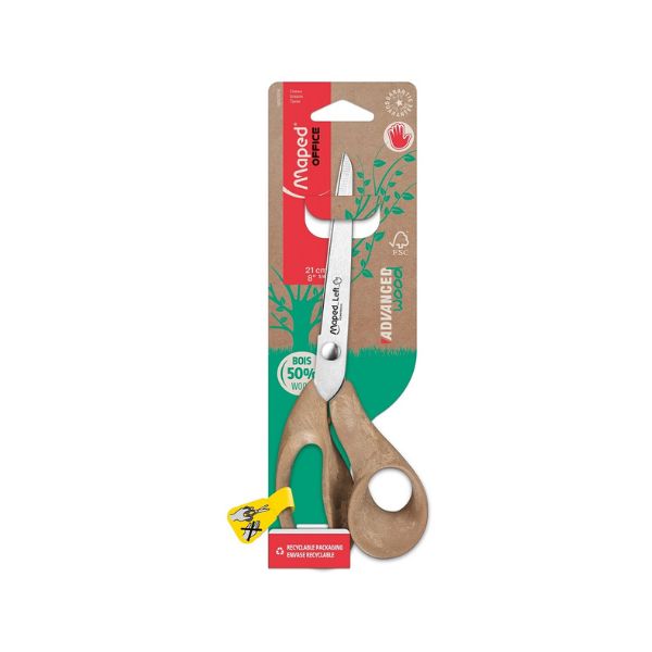 Ciseaux 8,25 po/21 cm gaucher Maped Advanced Wood
