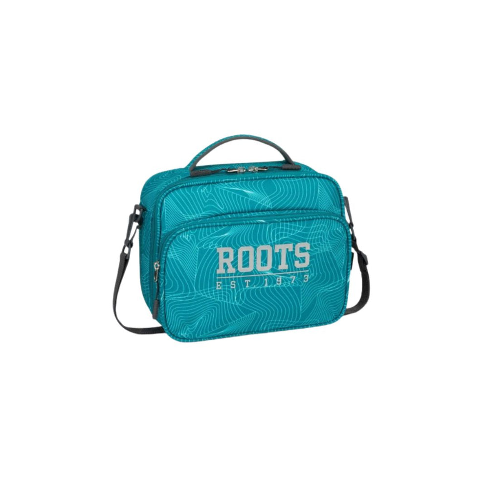 Boîte à lunch 25.5 cm x 13 cm x 20.5 cm Roots turquoise