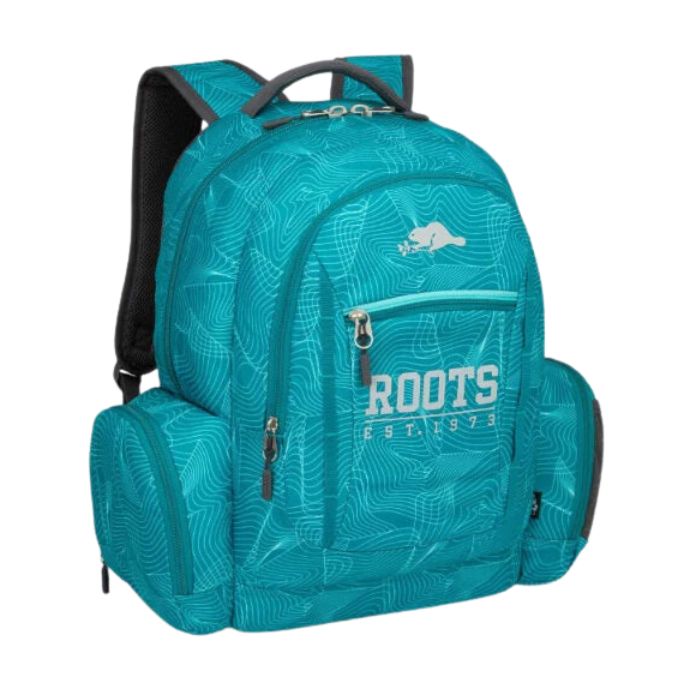 Sac à dos 46 cm x 33.5 cm x 21,5 cm Roots turquoise