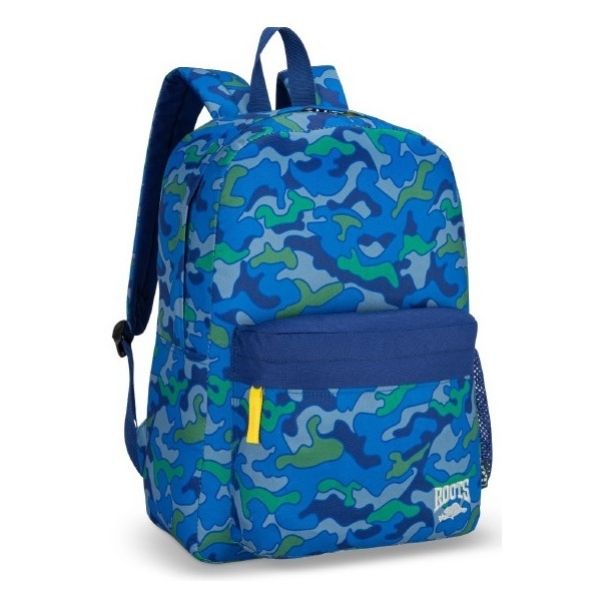 Sac à dos 40,5 cm x 30 cm x 12 cm Roots bleu camouflage