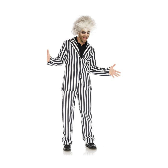 Costume homme blanc et noir Beetle Boss