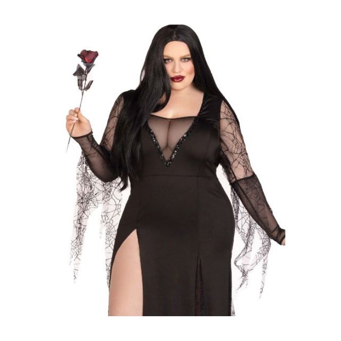 Costume femme robe de sorcière noire