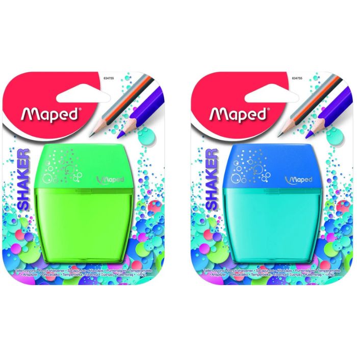 Taille-crayon à 2 trous Shaker Maped
