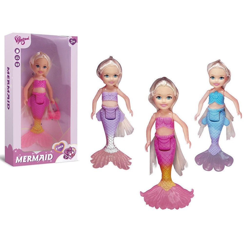 Poupée sirène 6 po (3 ans et plus)