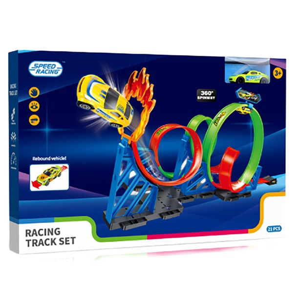 Piste de course avec voiture (3 ans et plus)