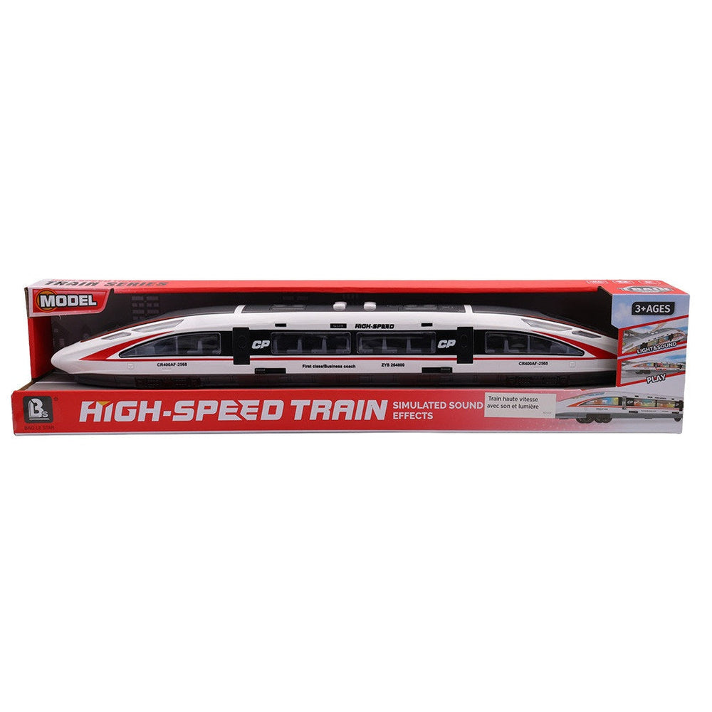 Train grande vitesse avec effet sonores et lumineux (3 ans et plus)
