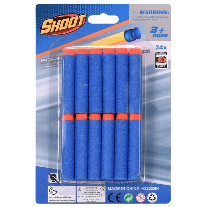 Projectiles en mousse pour pistolet Amuze (paquet de 24)