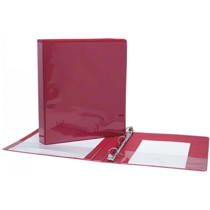 Cartable de présentation 1 po avec pochette rouge