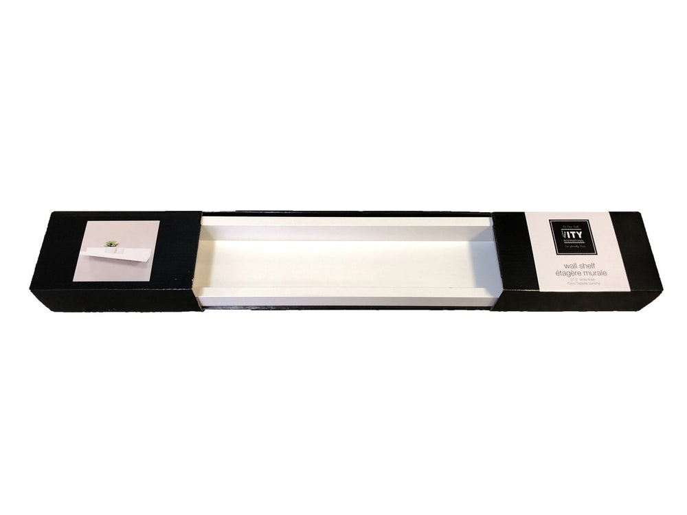 Tablette murale avec rebord 27,5 po