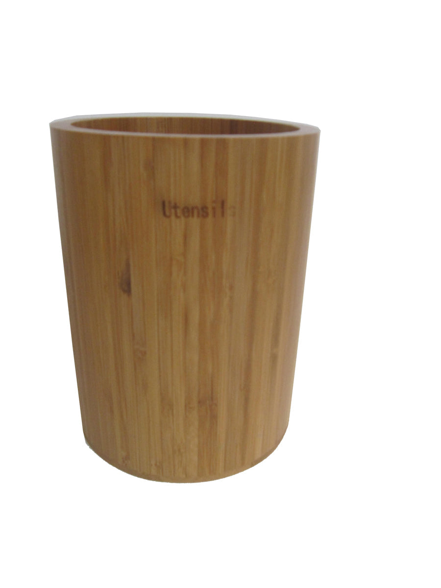 Porte-ustensiles bambou rond
