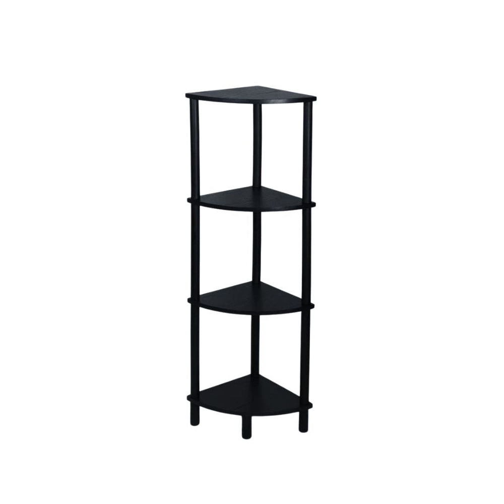 Étagère de coin 4 étages 11,8 po x 11,8 po x 45,1 po