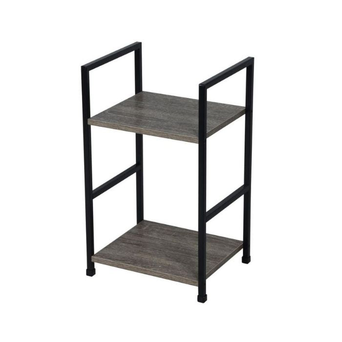 Étagère de rangement 11 po x 9 po x 19 po (2 tablettes) mdf gris