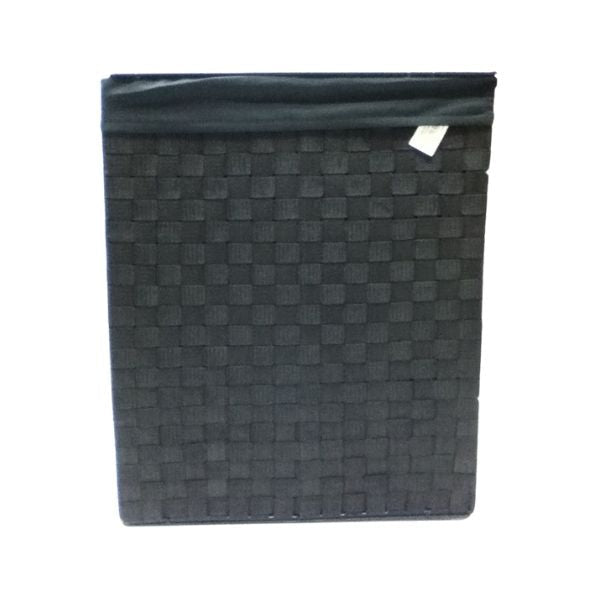 Panier à linge pliable en nylon noir