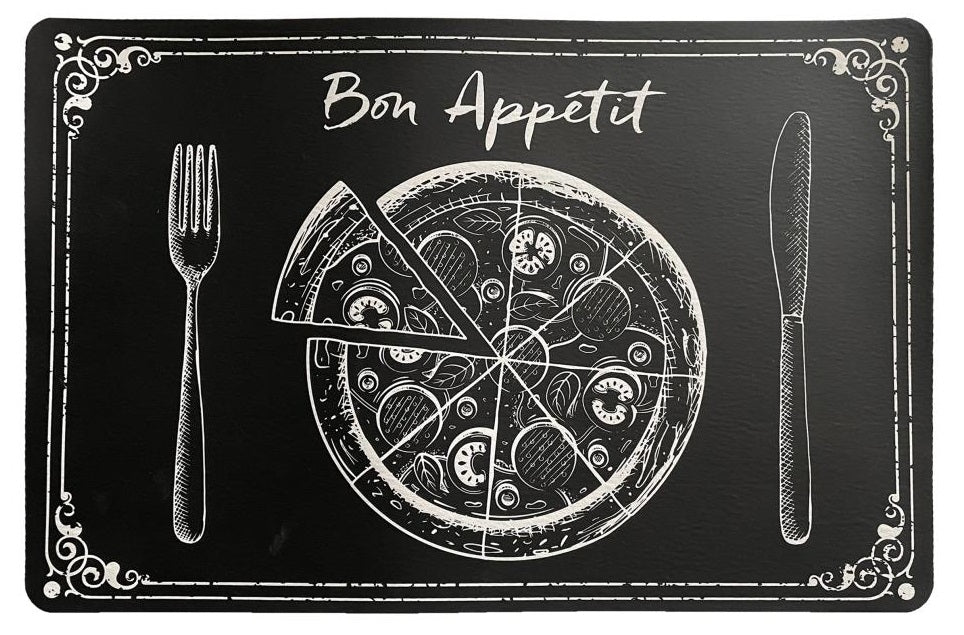 Napperon en plastique imprimé bon appétit