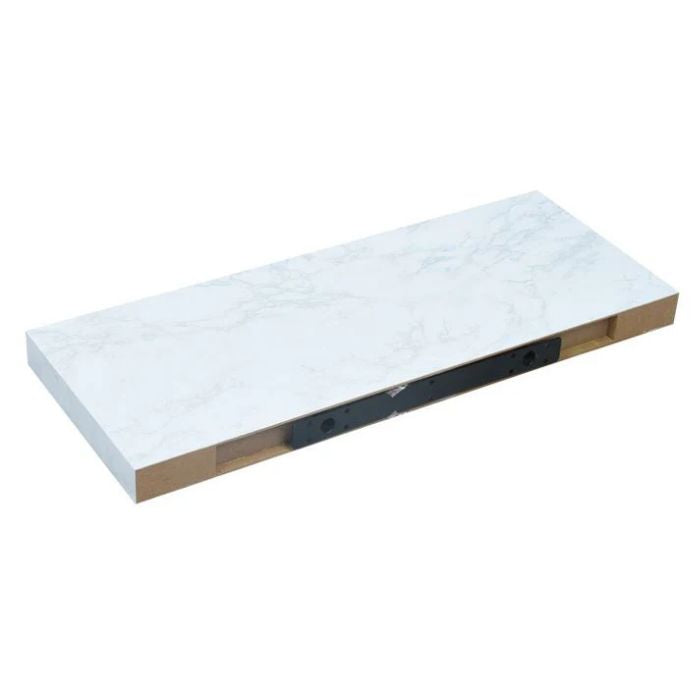 Tablette murale en bois marbre