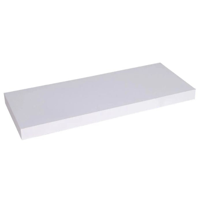 Tablette murale 23,5 po en bois blanc