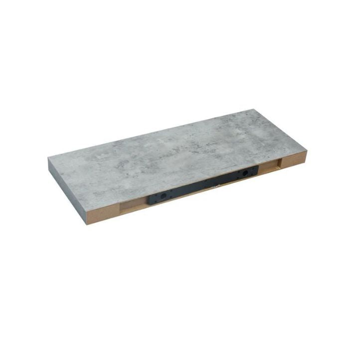 Tablette murale 31,5 po en bois ciment