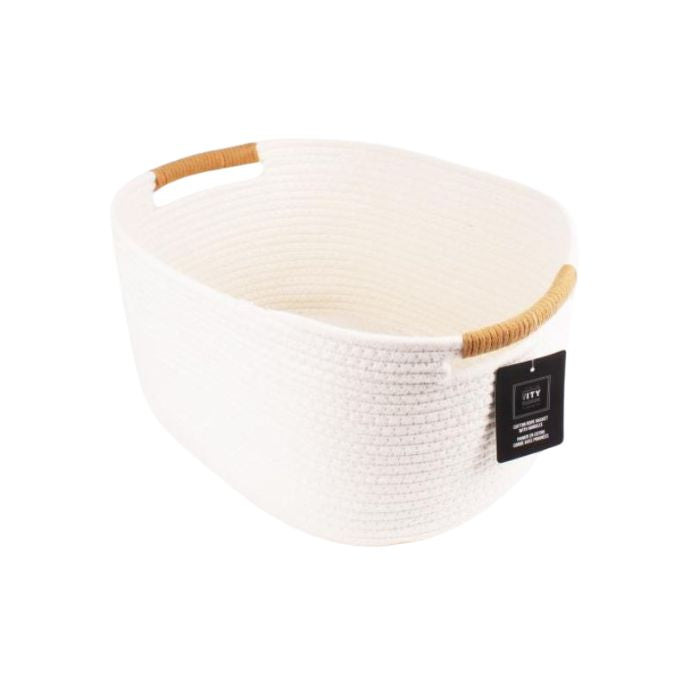 Panier en coton corde 16 po x 12 po