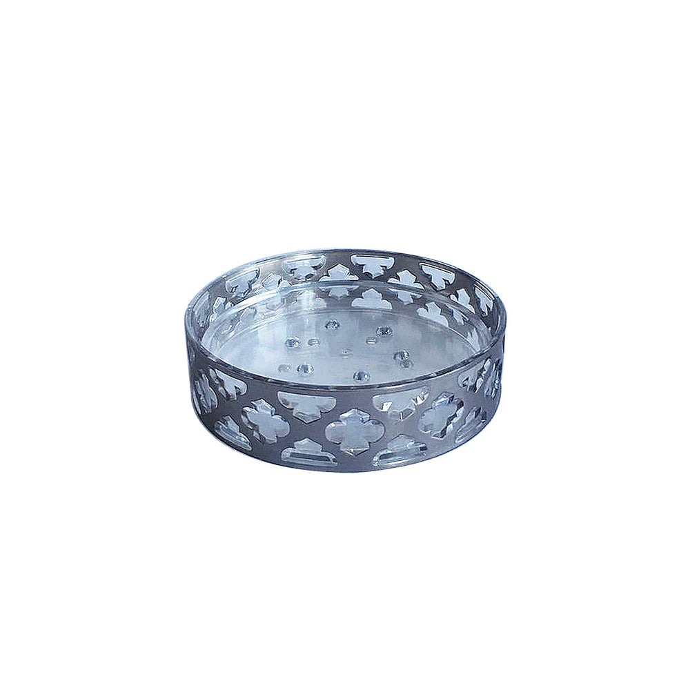 Porte-savon en métal et plastique