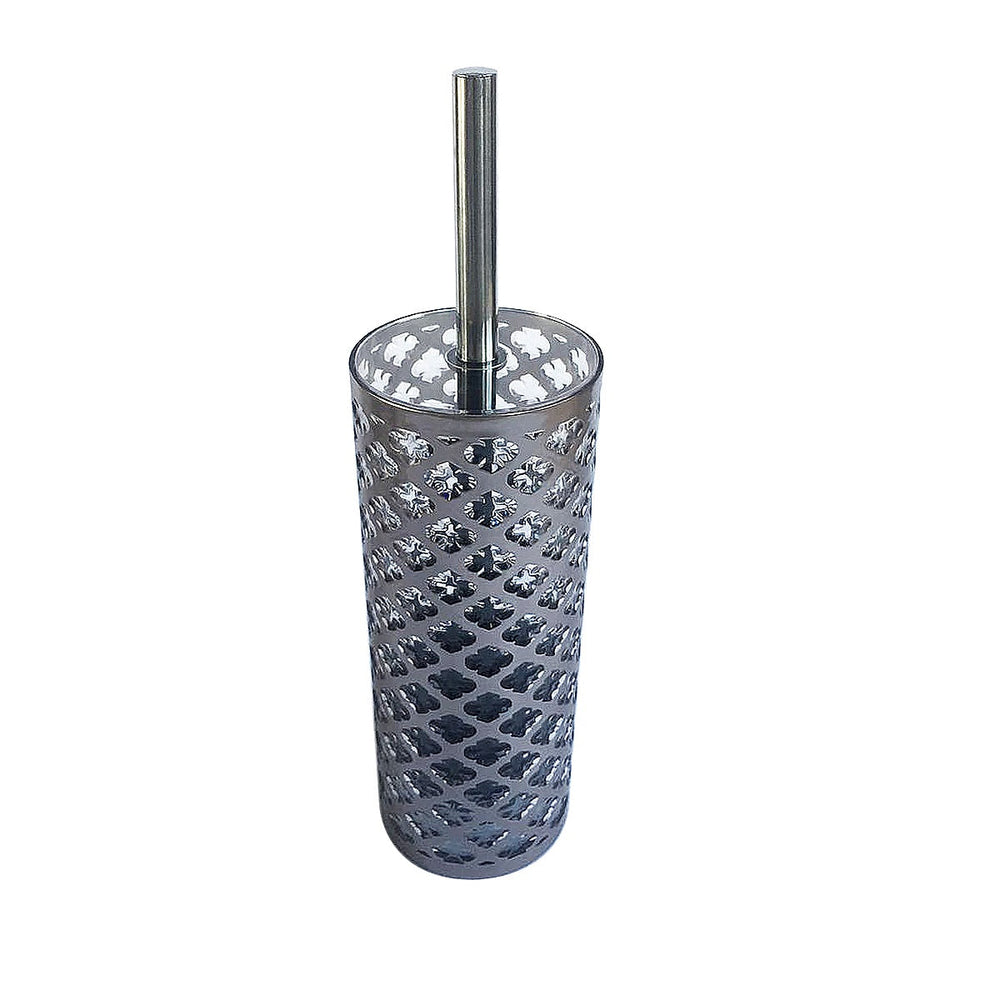 Brosse à toilette en métal et plastique