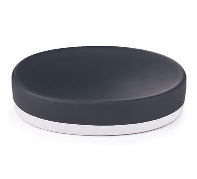 Porte-savon en céramique noir et blanc