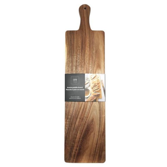 Planche à découper en acacia 22,5 po x 5,5 po