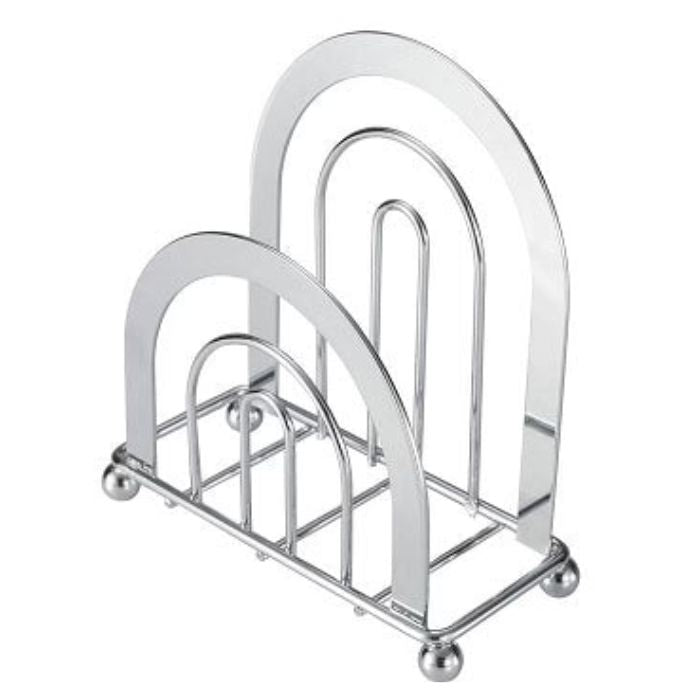 Porte-serviette de table arrondi en chrome