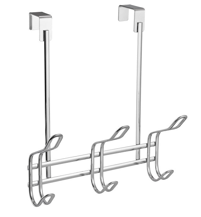 Crochet de porte argent (6 crochets)