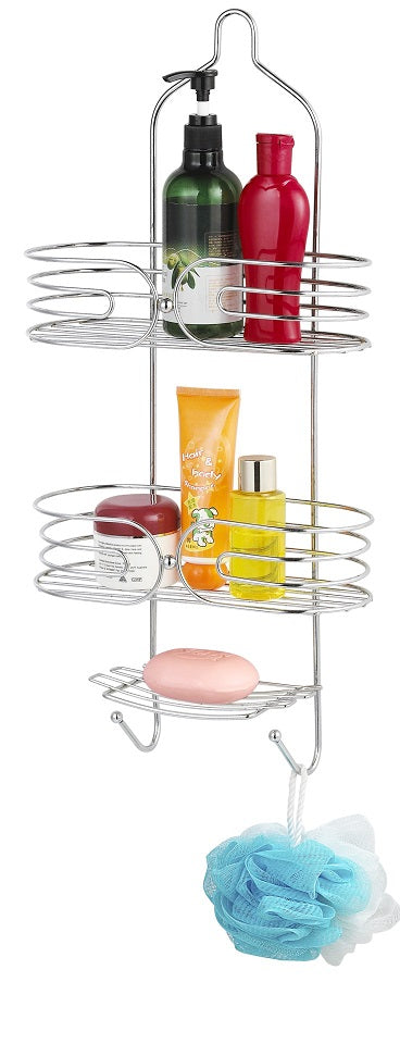 Étagère pour la douche chrome