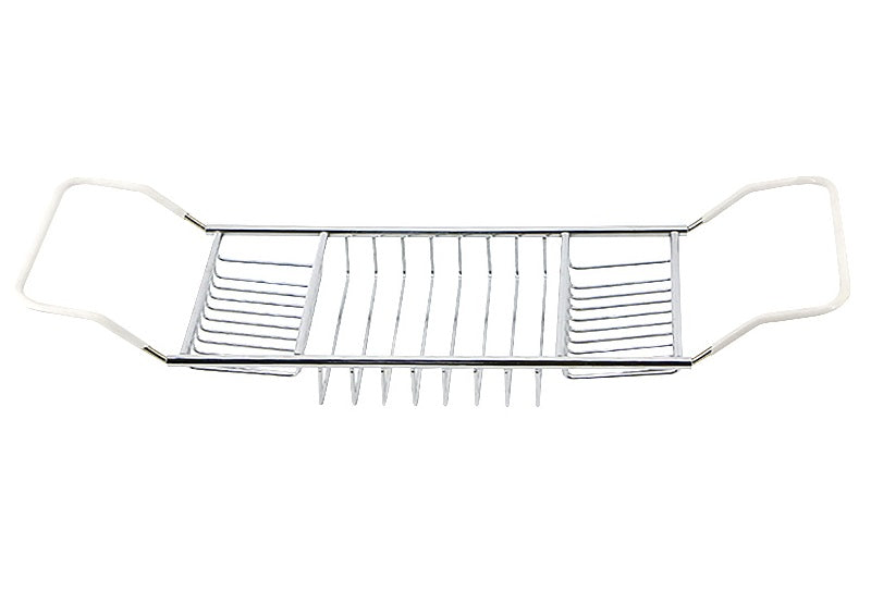 Support à baignoire extensible en chrome