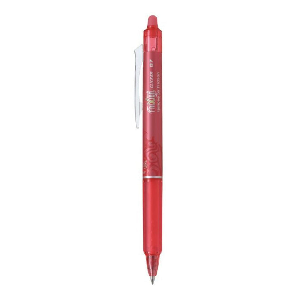 Stylo Frixion ball 7 mm rétractable rose corail