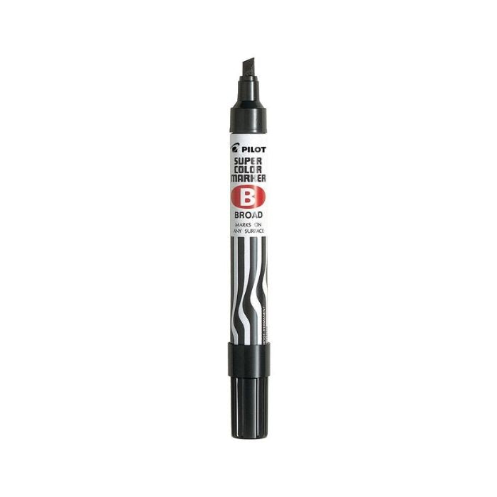 Marqueur permanent Pilot Super Color pointe 5 mm noir