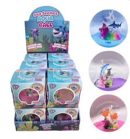 Balle aquarium scène marine (3 ans et plus)