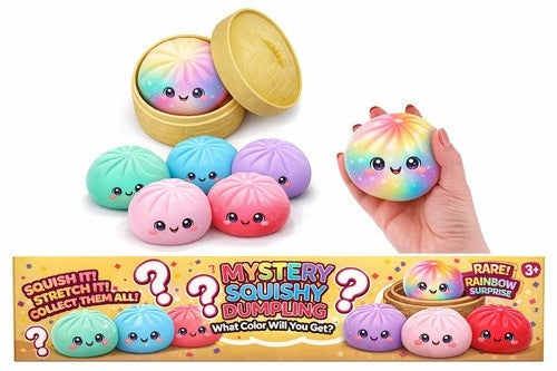 Squishy Dumpling jouet mystère à presser 4 po