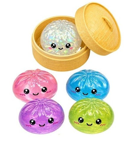 Squishy Dumpling jouet mystère à presser 4 po gel maltose