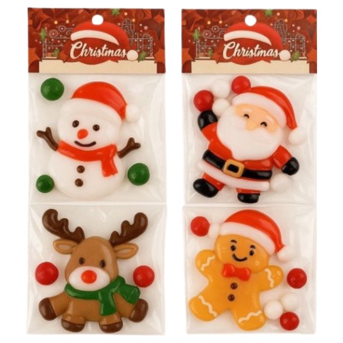 Personnage de Noël en gel sensoriel anti-stress à presser