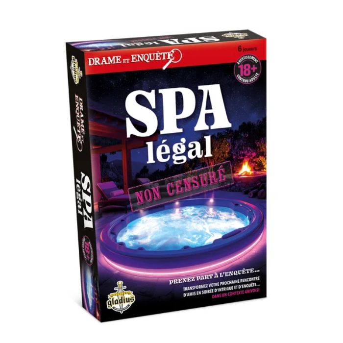 Jeu Drame et enquête - Spa Légal (18 ans et plus, 6 joueurs)