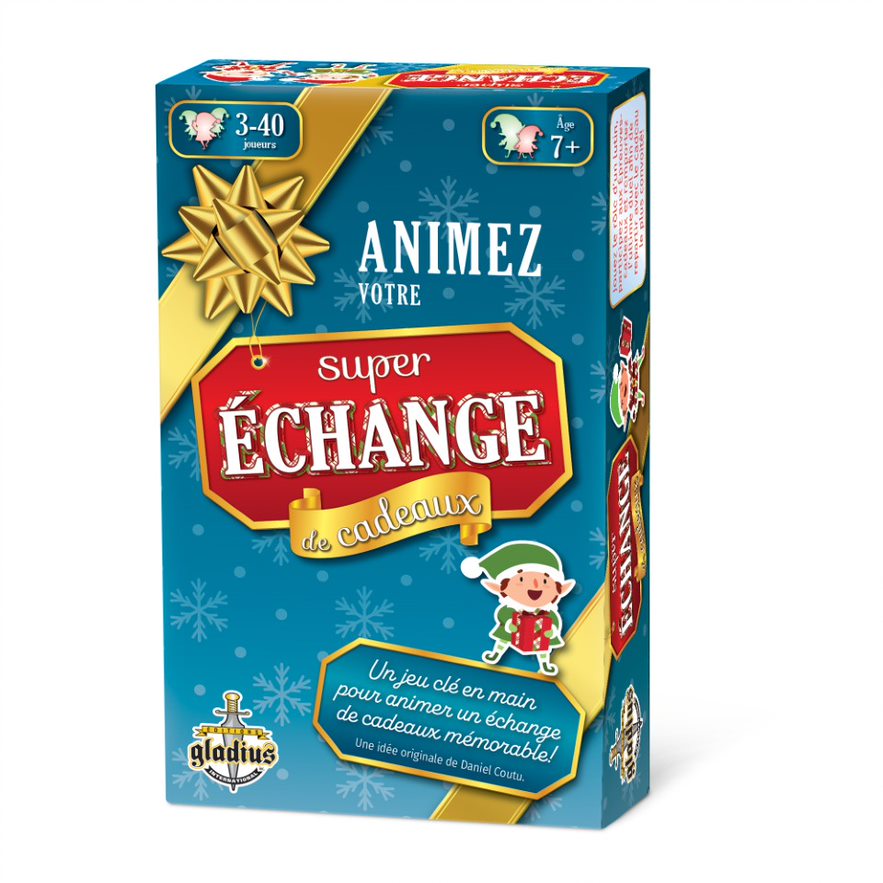 Jeu le Super échange de cadeaux (7 ans et +, 3 à 40 joueurs)