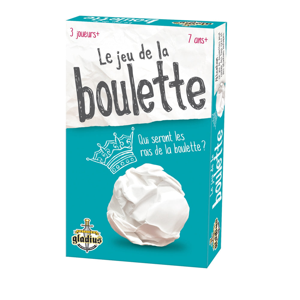 Jeu de la boulette (7 ans et plus, 3 joueurs et plus)