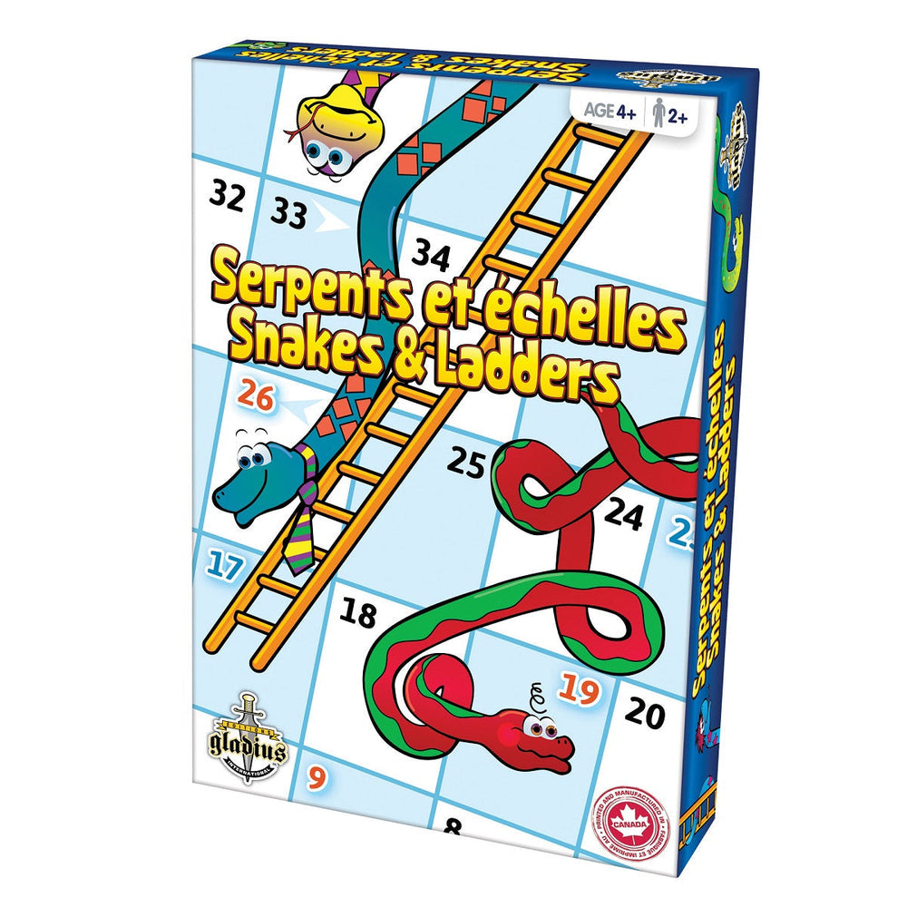 Jeu Serpents et échelles (4 ans et plus, 2 joueurs et plus)