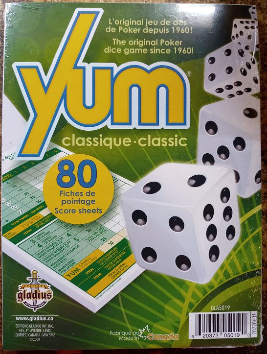 Yum feuilles de pointage (paquet de 80)
