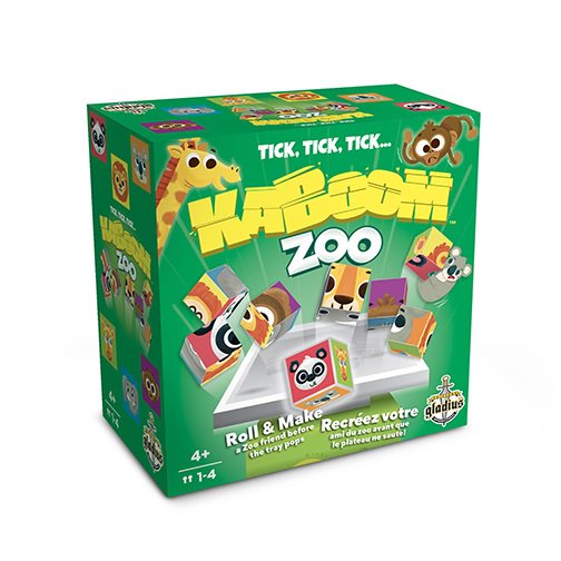 Jeu Kaboom zoo (4 ans et plus, 1 à 4 joueurs)
