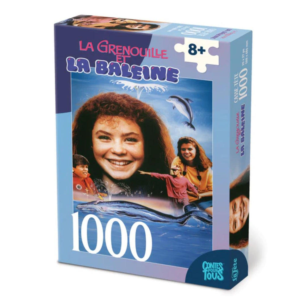 Casse-tête 1000 morceaux la grenouille et la baleine