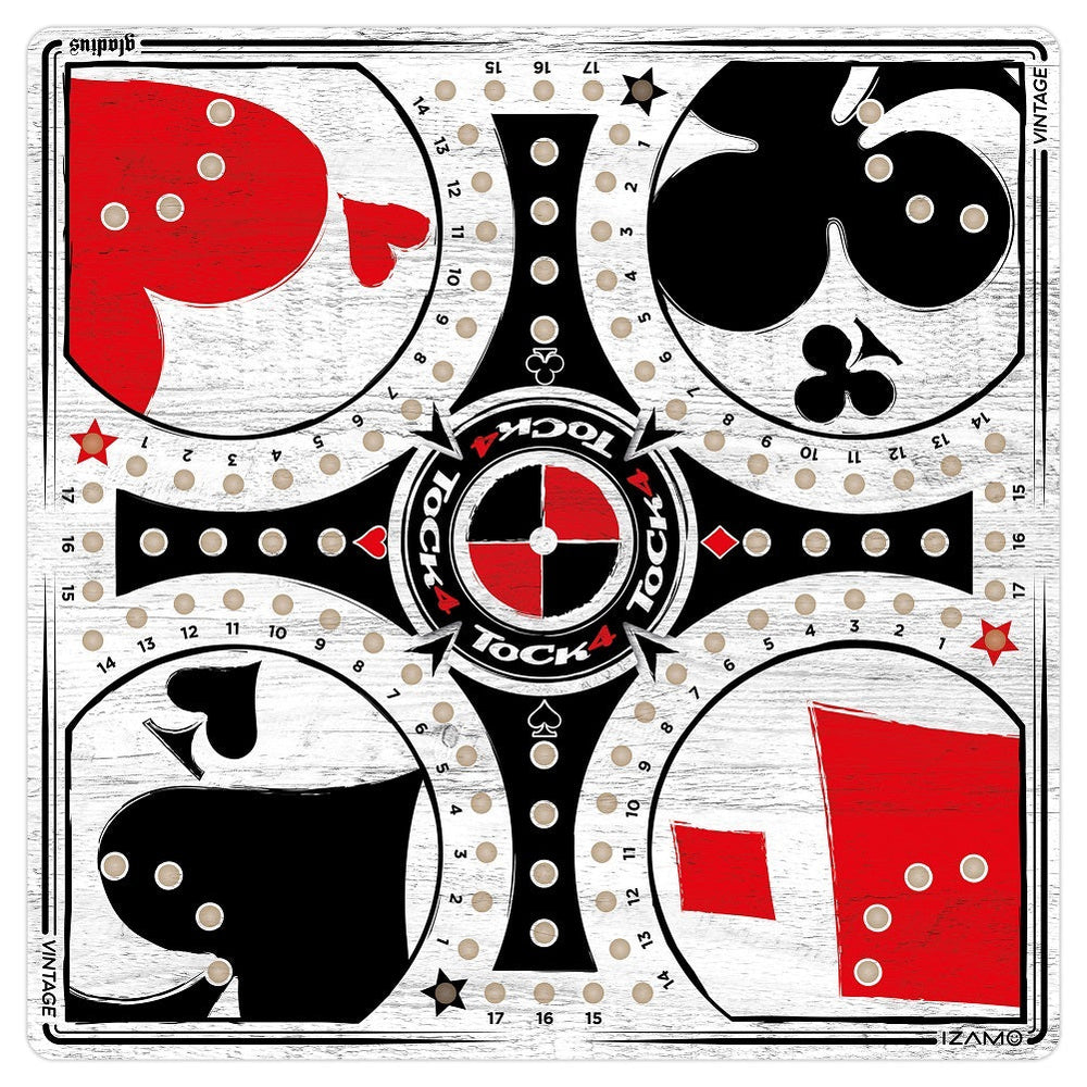 Jeu de tock Vintage 22 pouces (7 ans et plus, 2 à 4 joueurs)