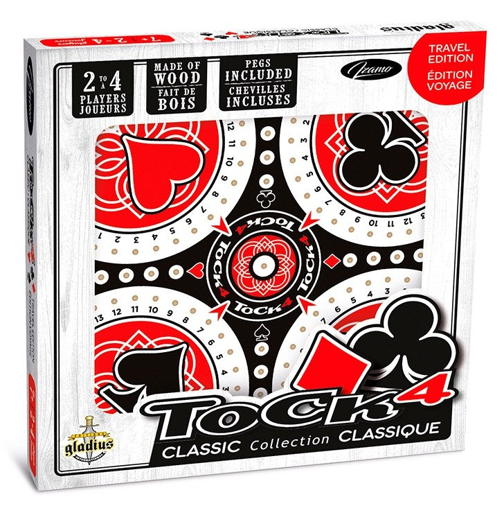 Jeu Tock 8 po classique édition voyage (7 ans et plus, 2 à 4 joueurs)